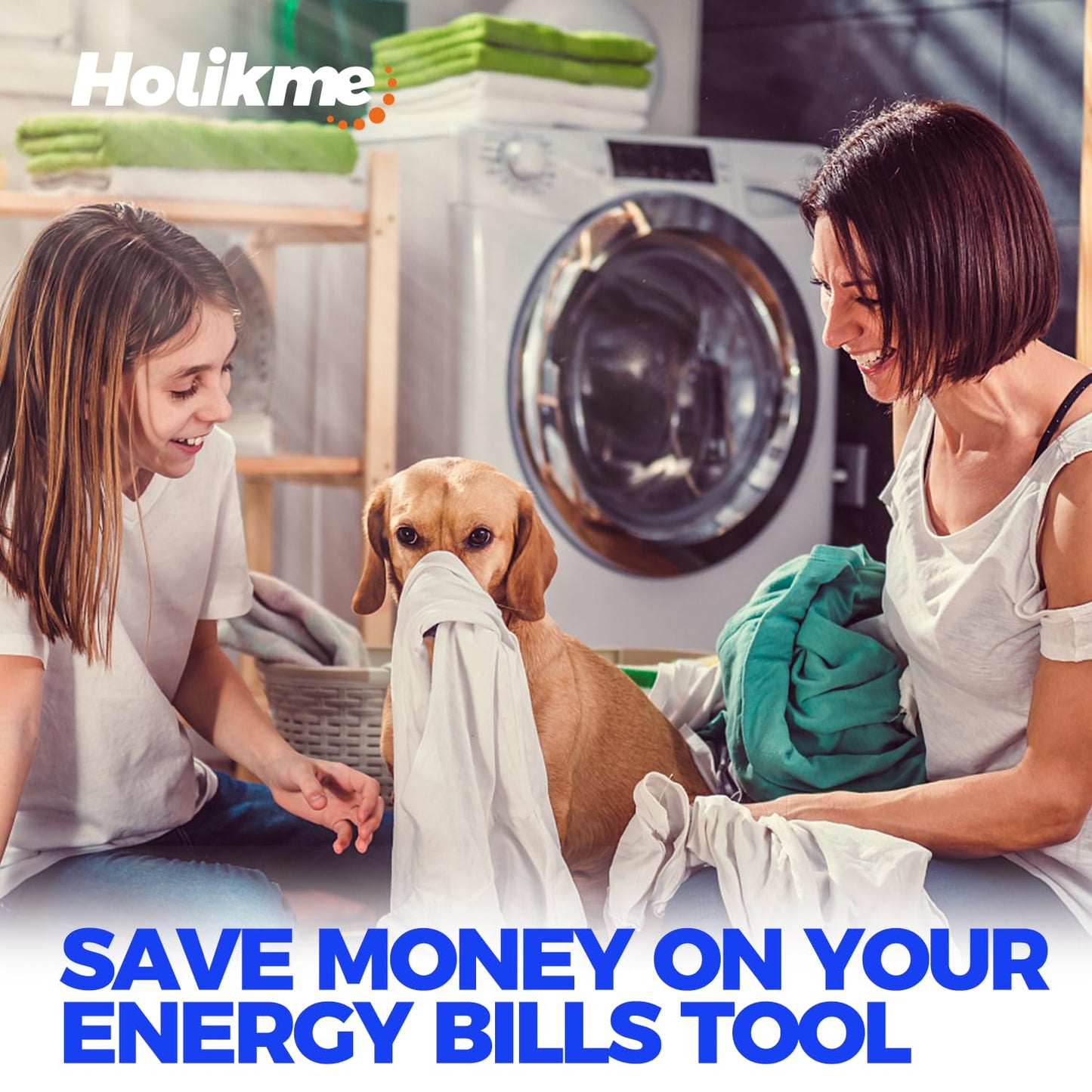 Holikme 15 Feet Dryer Vent Cleaning Brush, Lint Remover, Extends Up to 15 Feet, Synthetic Brush Head, Use with or without a Power Drill