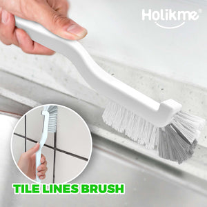 Holikme 7 Pack Kitchen Cleaning Brush Set, Dish Brush for Cleaning, Kitchen Scrub Brush&Bendable Clean Brush&Groove Gap Brush&Scouring Pad for Pot and Pan, Kitchen Sink, Green