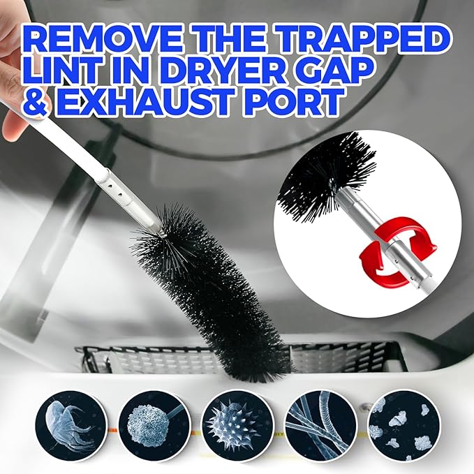 Dryer Lint Brush Holikme Dryer Vent Cleaning Brush Lint Remover